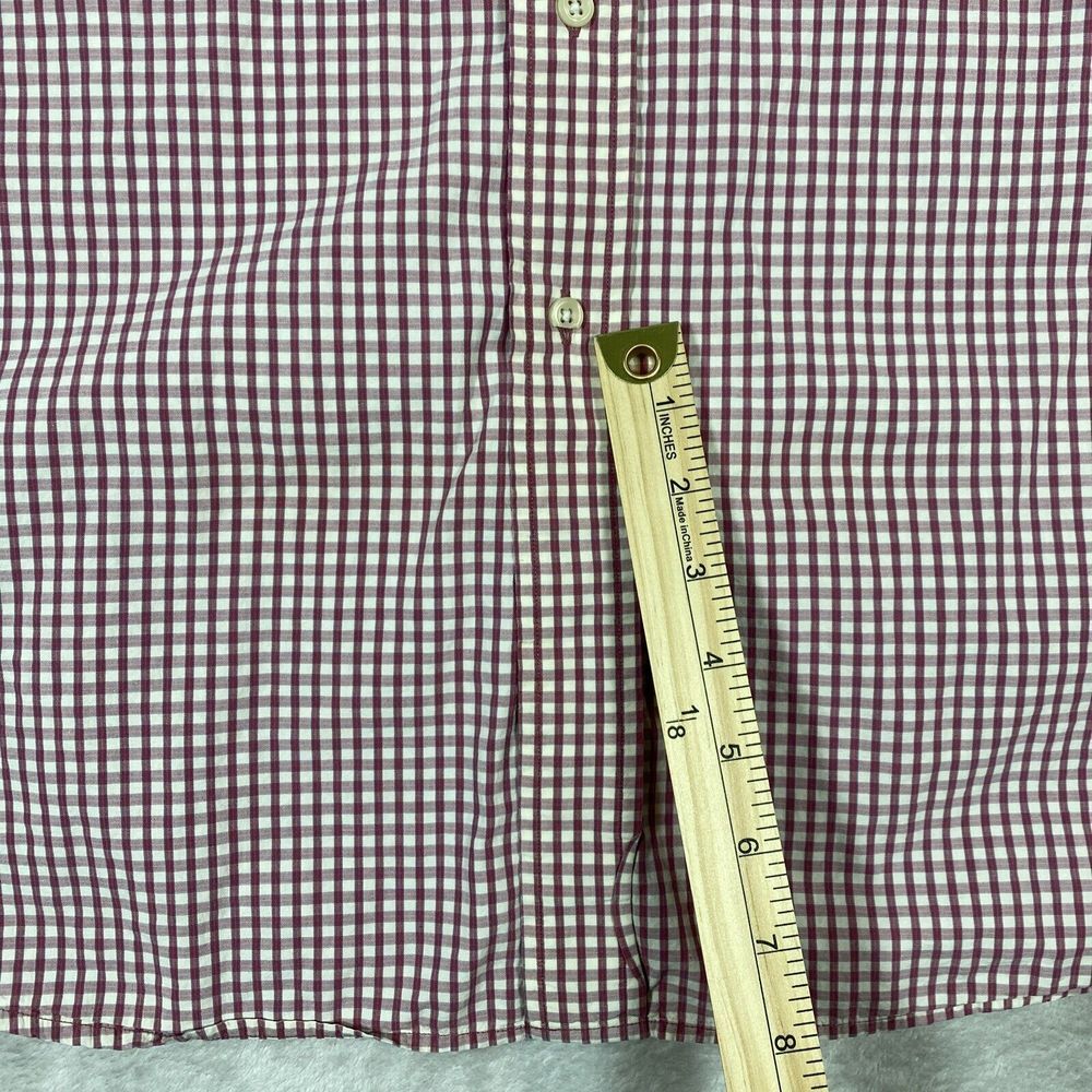 Ralph Lauren Blaire Pink Gingham Short Sleeve Button Down Size XL - Picture 7 of 8
